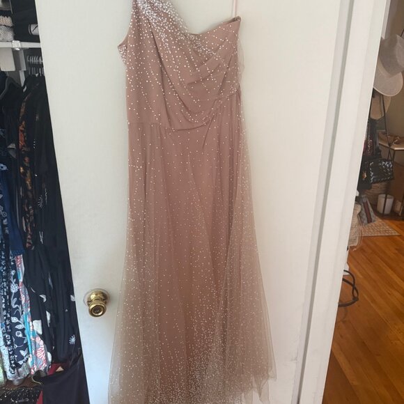 SAU LEE Blanche Dress - Nude/Mauve - Picture 5 of 9